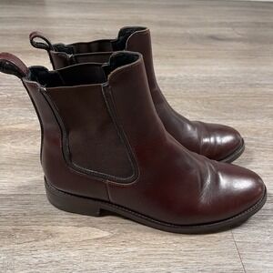 Thursday Boot Co.	Women's Duchess Boots‎ Leather Chelsea Ankle Size 8.5 Brown
